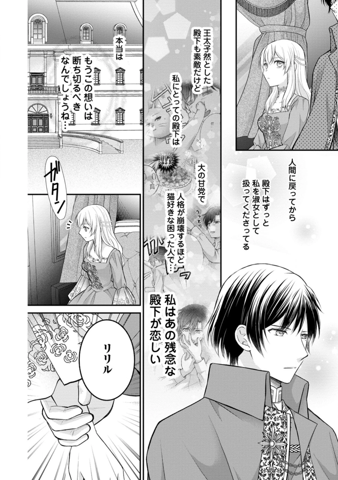 呪いで猫にされた悪女、王太子に拾われる。 第14.3話 - 4