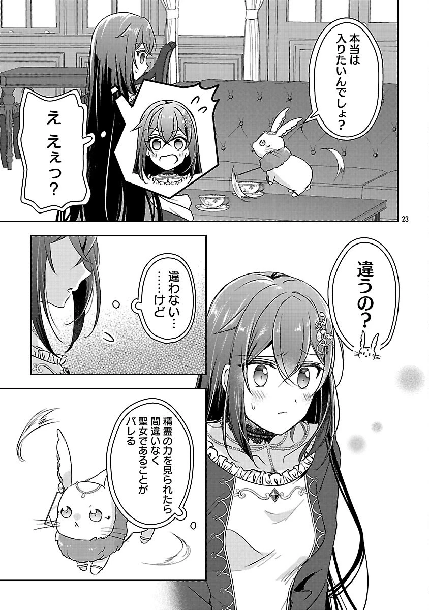 祝・聖女になれませんでした。 このままステルスしたいのですが、悪役顔と精霊に愛され体質のせいでやっぱり色々起こります 第7話 - 25