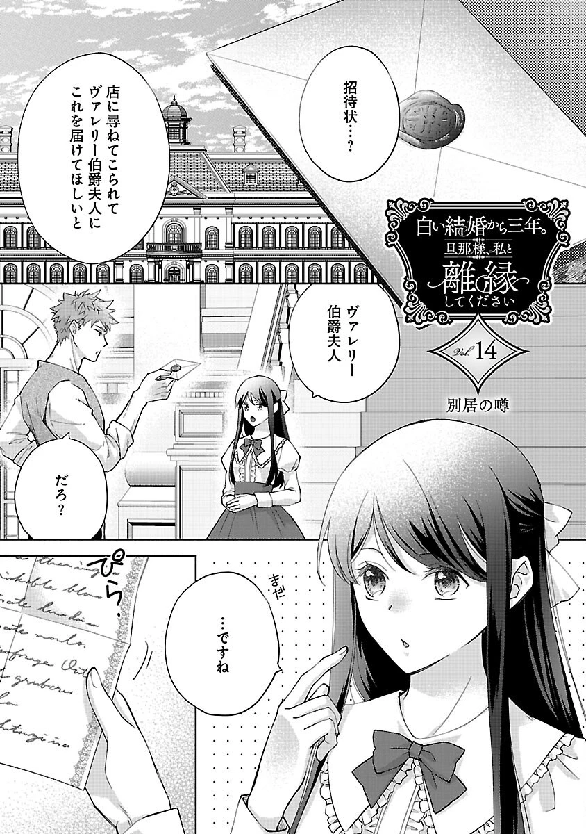 白い結婚から三年。旦那様、私と離縁してください 第14話 - 3
