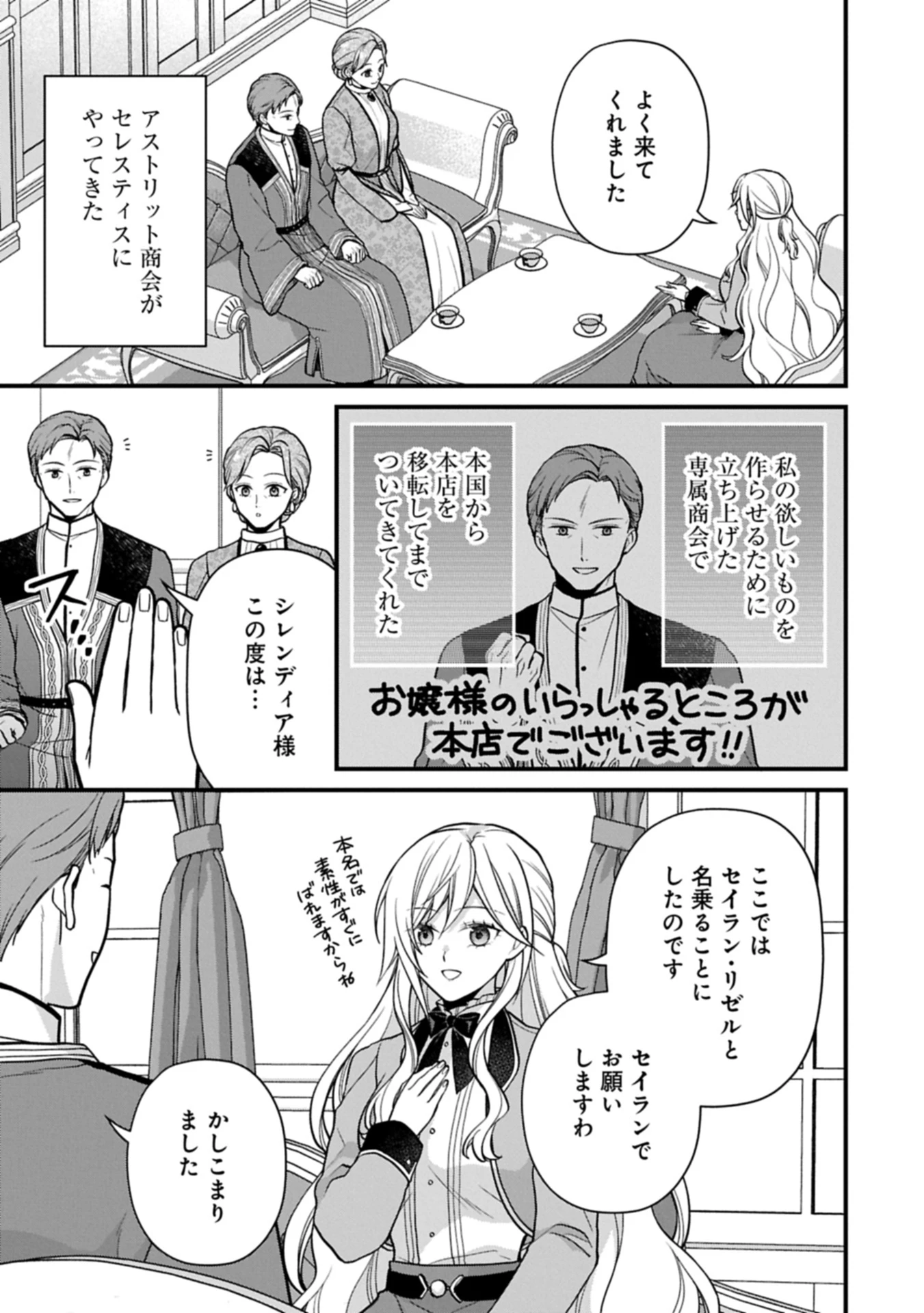 婚約解消のち、お引越し。セイラン・リゼルの気ままで優雅な生活。～才色兼備の転生令嬢は前世チートで自由を満喫します～ 第1話 - 29