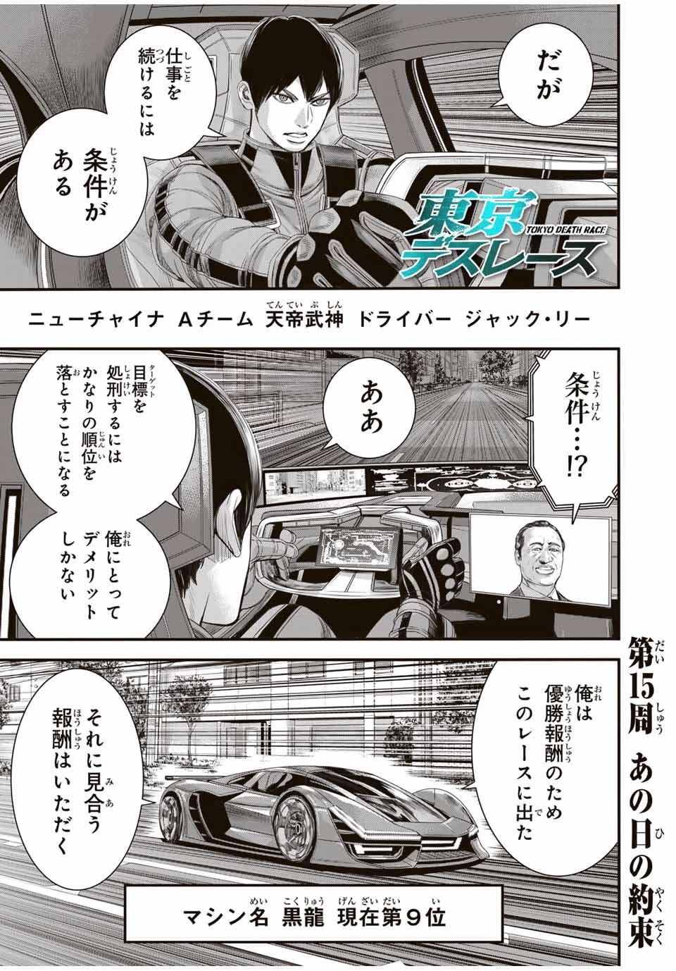 東京デスレース Tōkyō Desu Rēsu 第15話 - 1