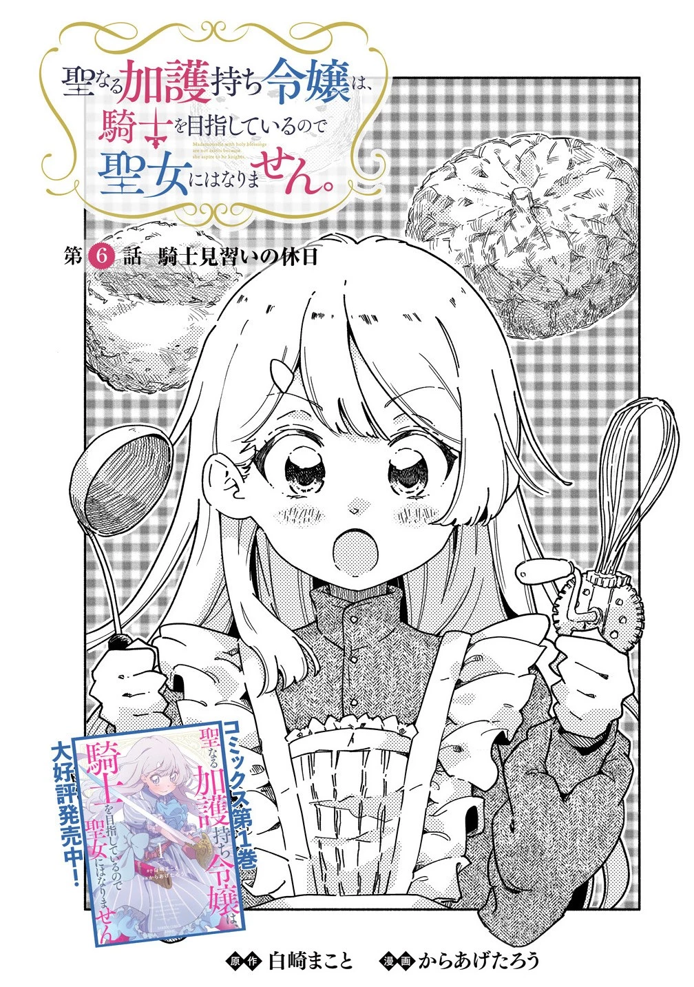 聖なる加護持ち令嬢は、騎士を目指しているので聖女にはなりません。 第6.1話 - 2