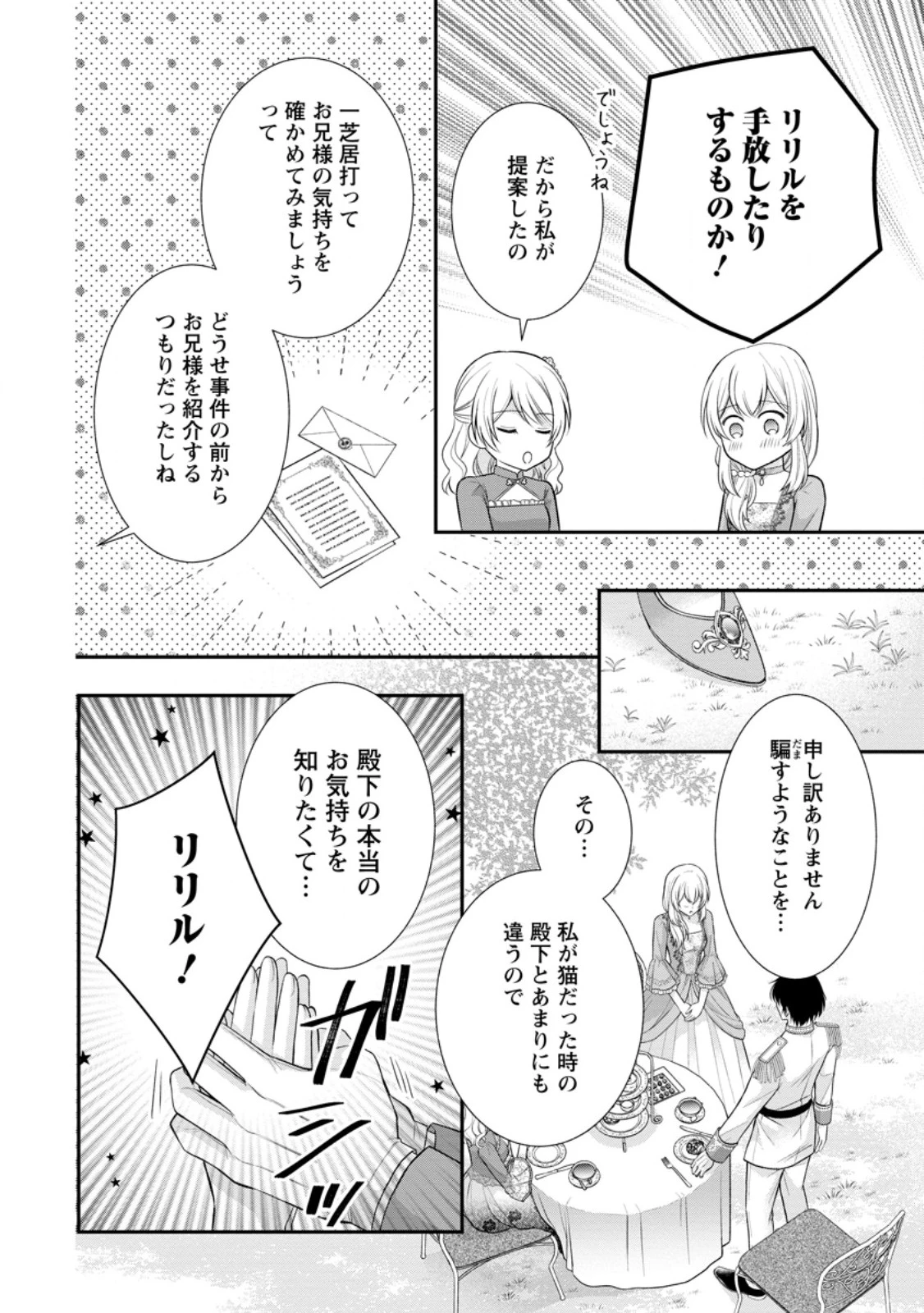 呪いで猫にされた悪女、王太子に拾われる。 第15.2話 - 4