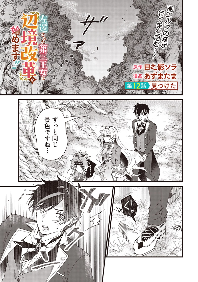 左遷された第三王女は『辺境改革』を始めます!! 第12話 - 1