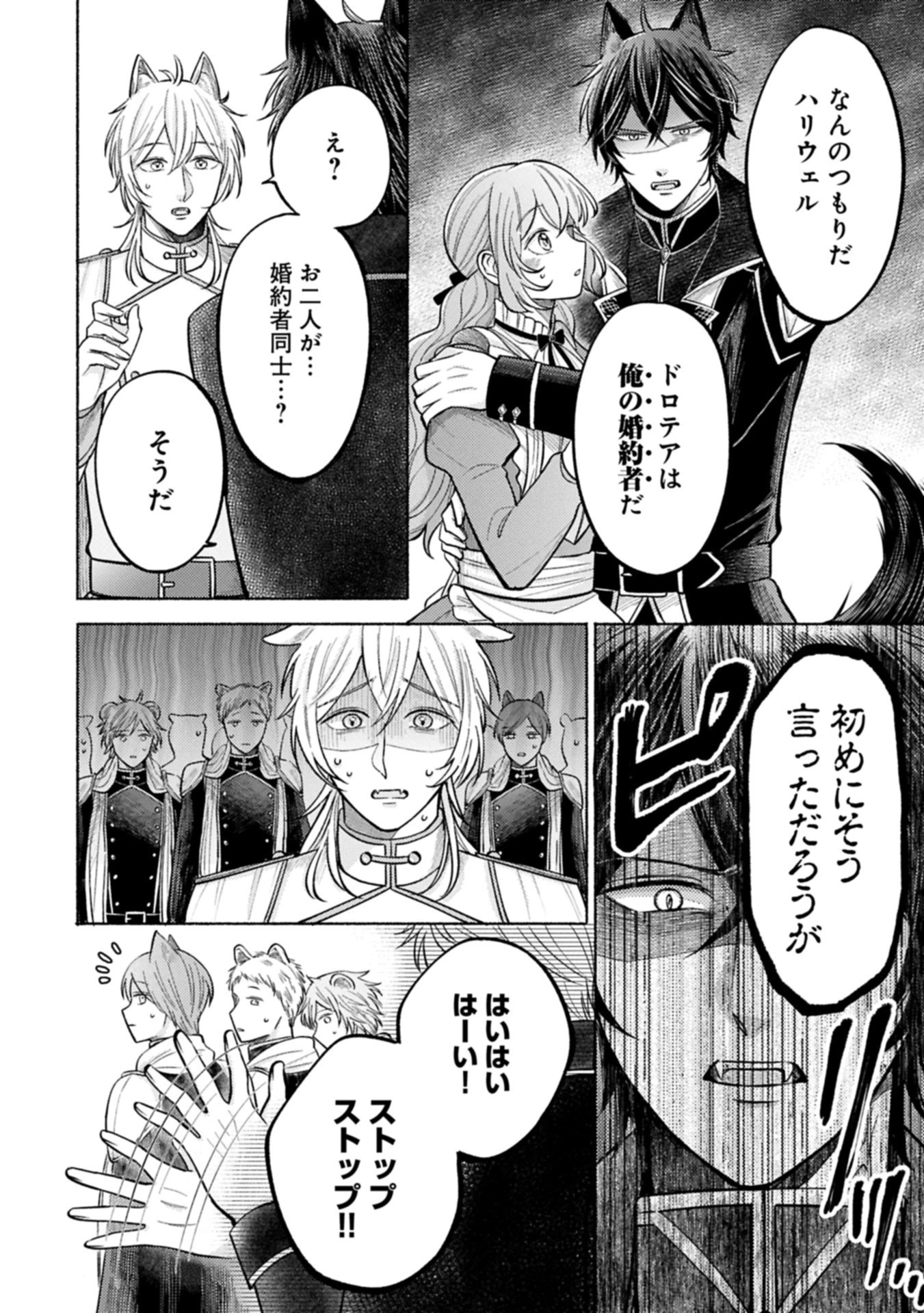 聖女の妹の尻拭いを仰せつかった、ただの侍女でございます～謝罪先の獣人国で何故か黒狼陛下に求愛されました！？～ 第13.1話 - 2