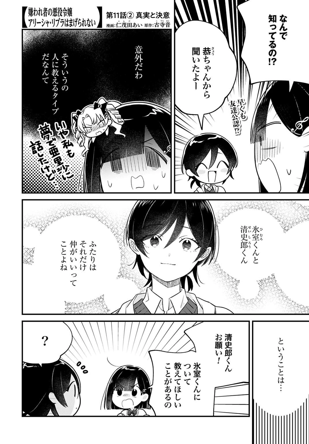 嫌われ者の悪役令嬢アリーシャ・リブラはまげられない 第11.2話 - 1