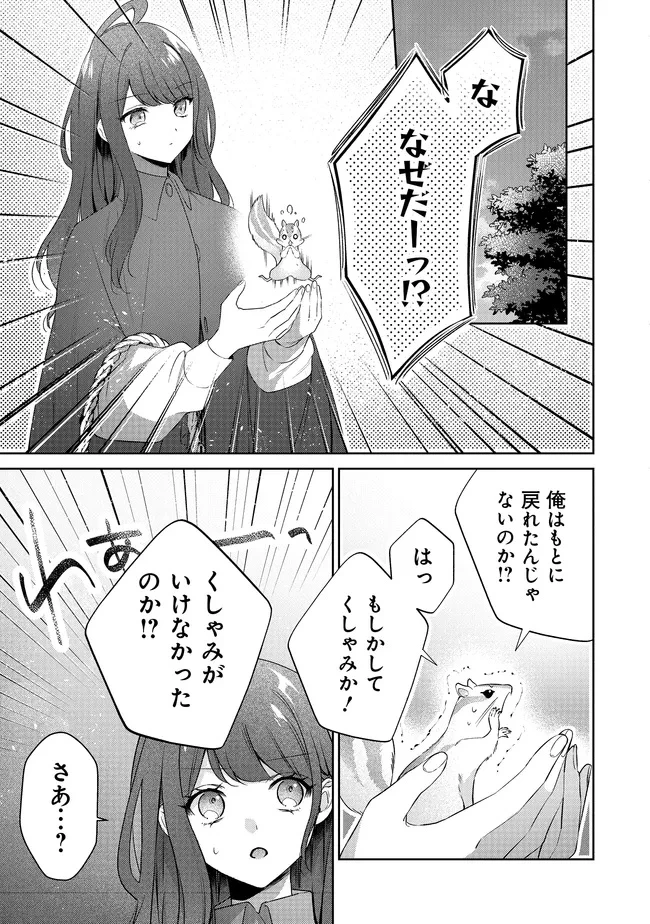 リスになってしまった婚約者が、毛嫌いしていたはずの私に助けを求めてきました。 第5.4話 - 21