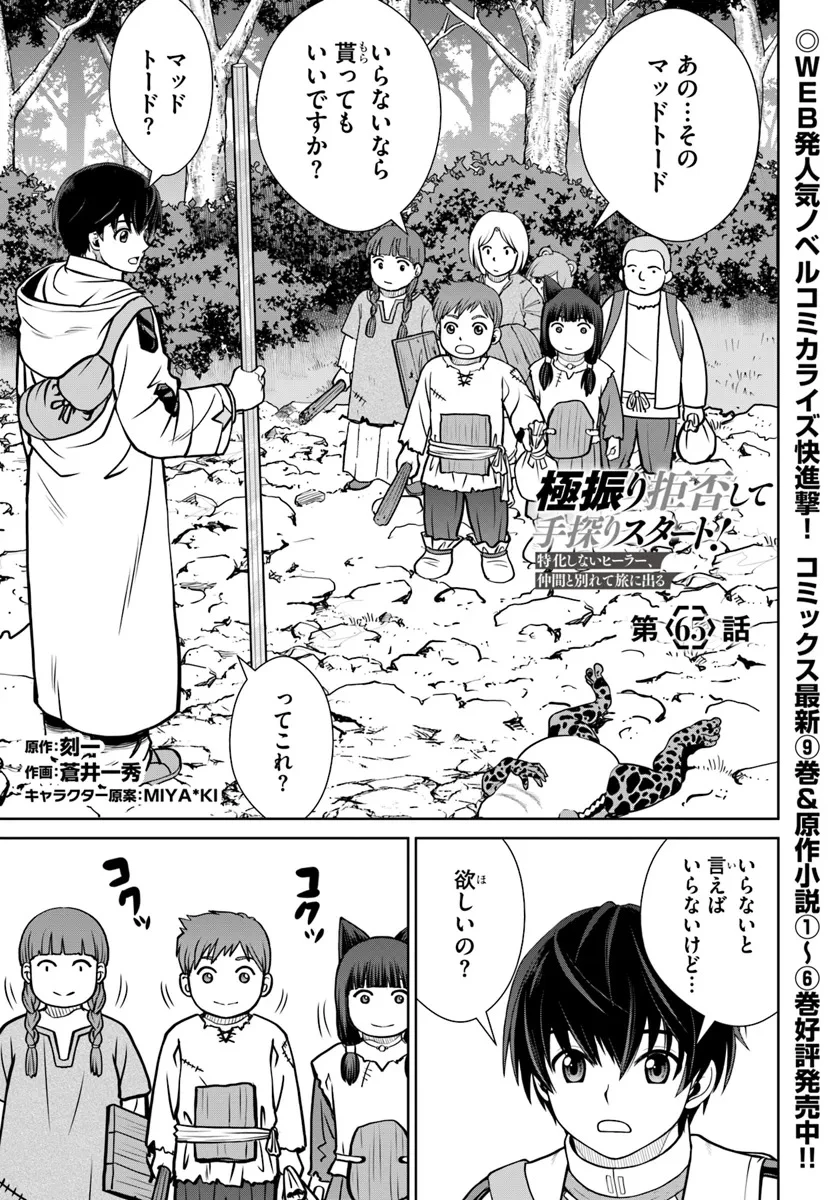 極振り拒否して手探りスタート！　特化しないヒーラー、仲間と別れて旅に出る 第65話 - 1