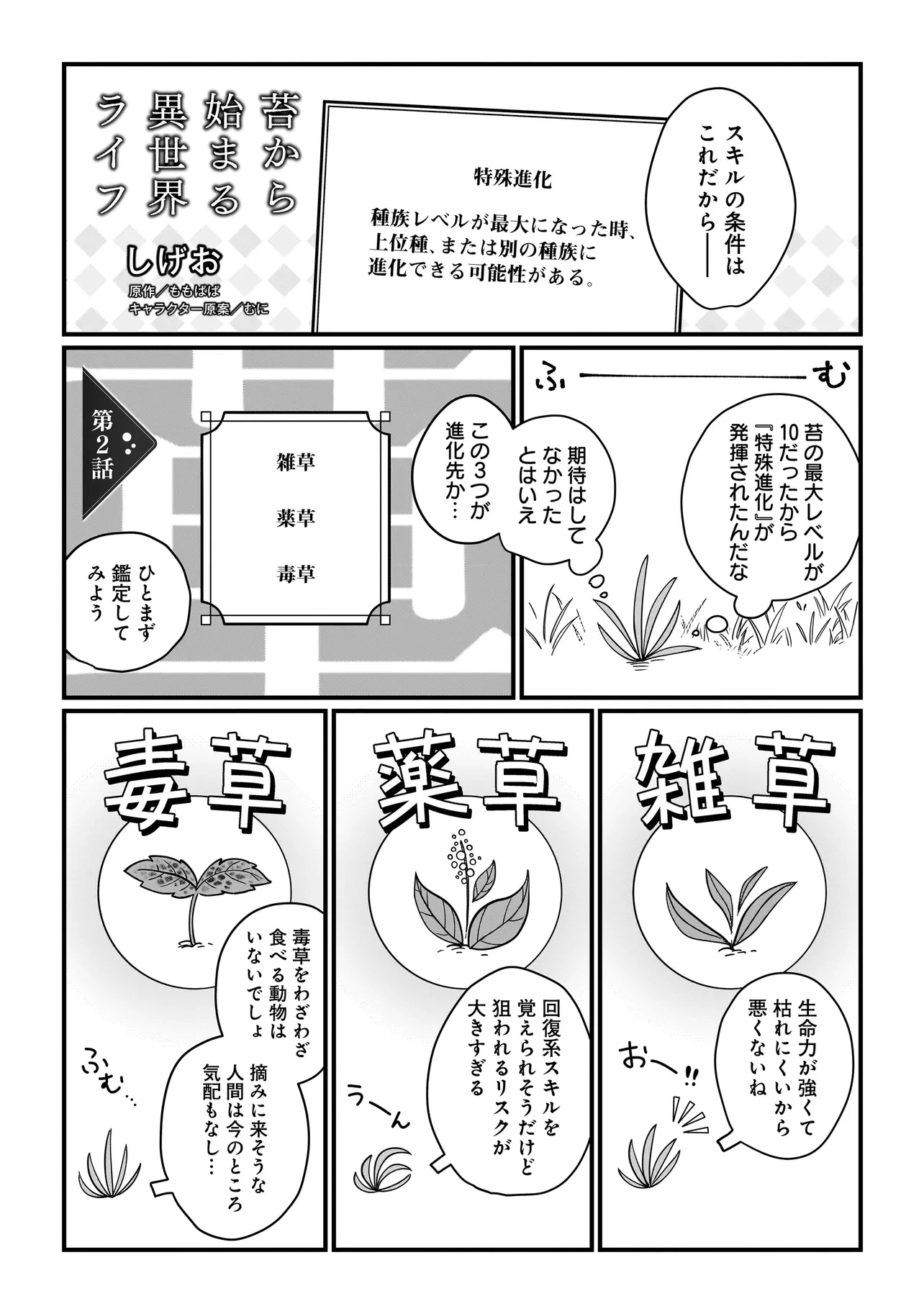苔から始まる異世界ライフ 第2.1話 - 1