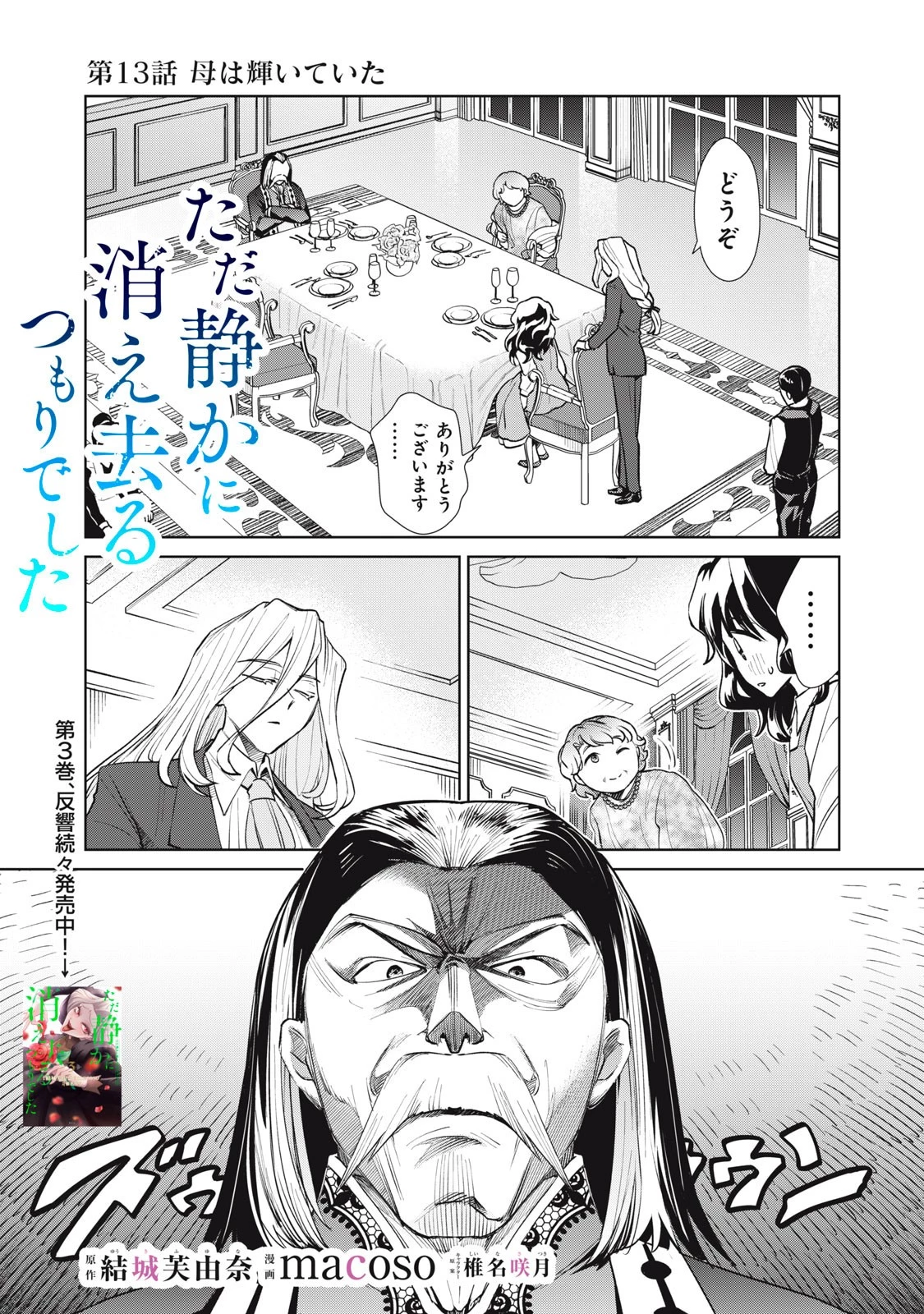 ただ静かに消え去るつもりでした 第13話 - 1