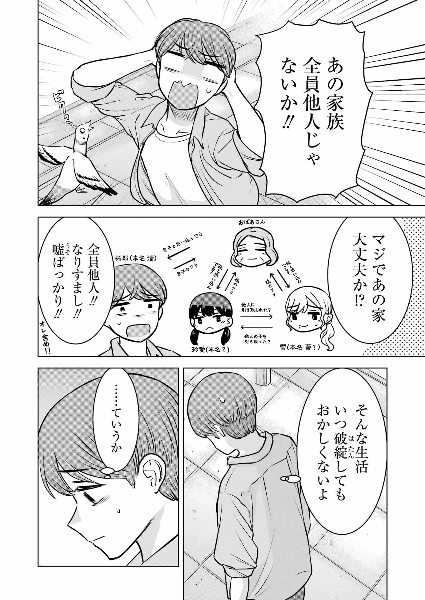 にせもの家族 第3話 - 4