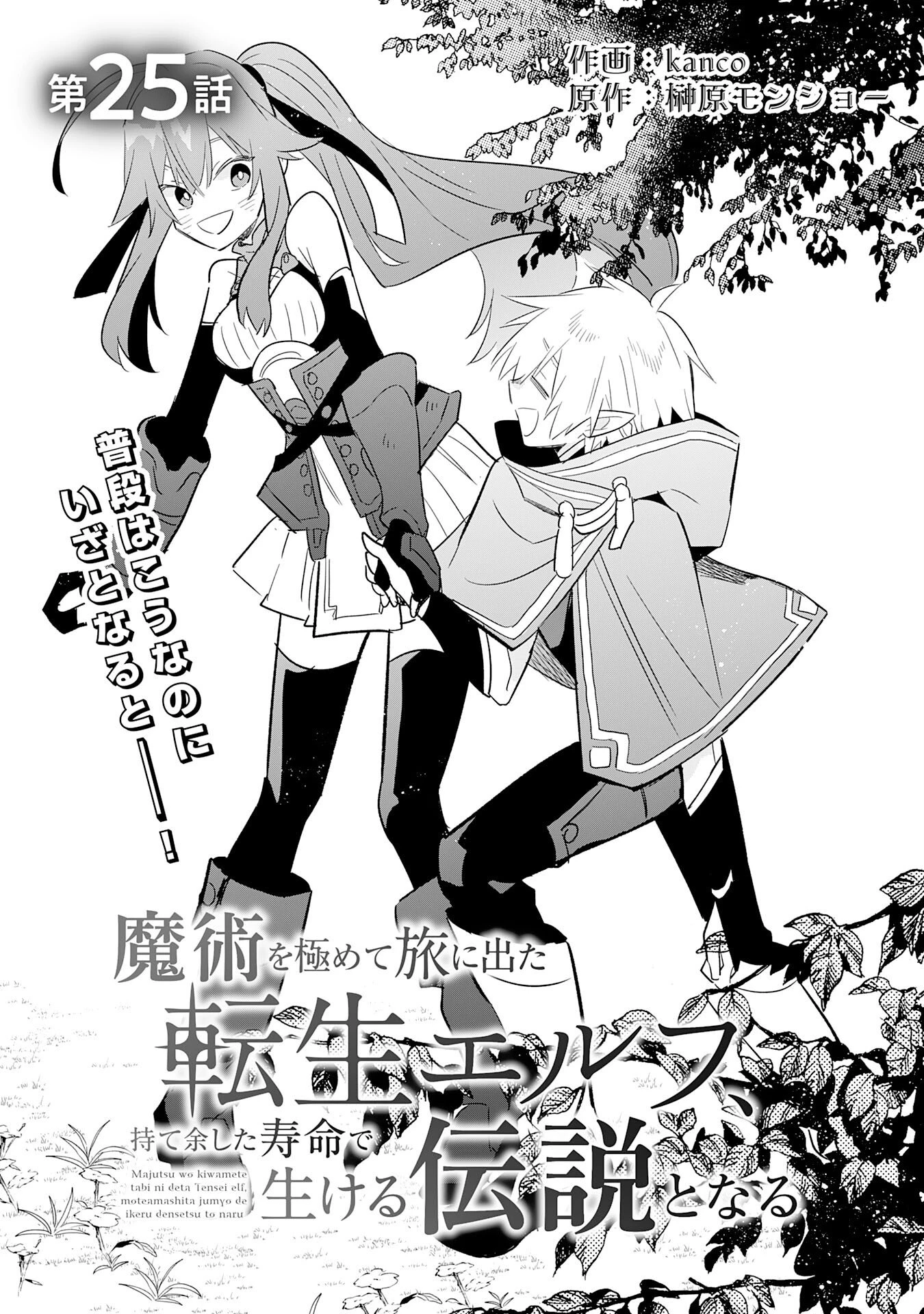 魔術を極めて旅に出た転生エルフ、持て余した寿命で生ける伝説となる 第25話 - 1