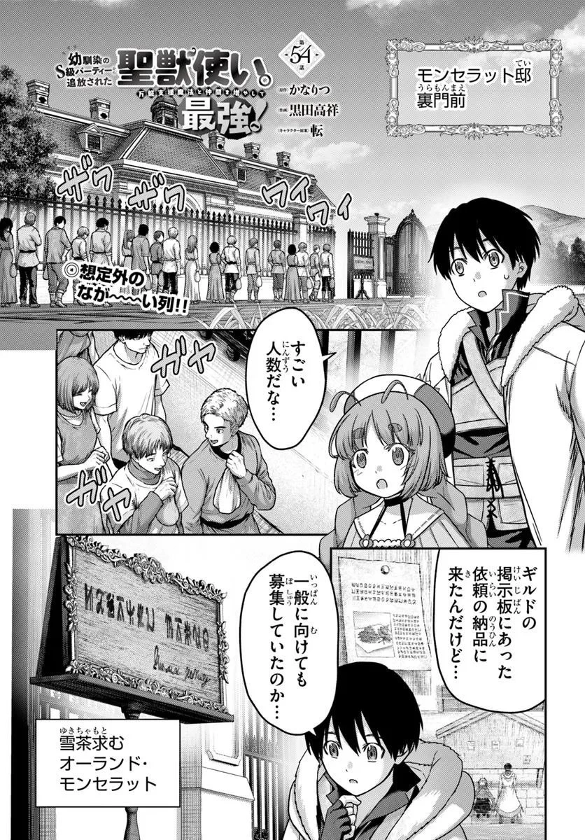 幼馴染のS級パーティーから追放された聖獣使い。万能支援魔法と仲間を増やして最強へ! 第54話 - 1