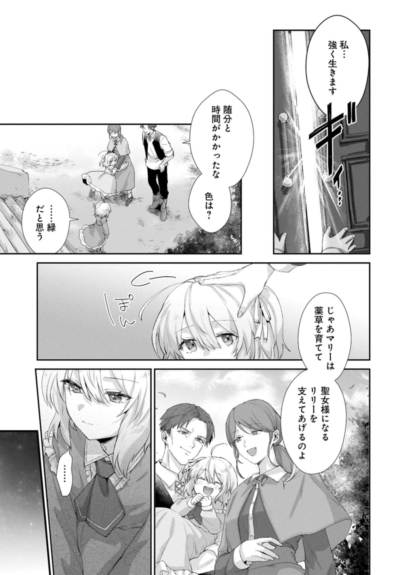 聖女の加護を双子の妹に奪われたので旅に出ます ～やさしい家族ができるまで～ 第1話 - 17