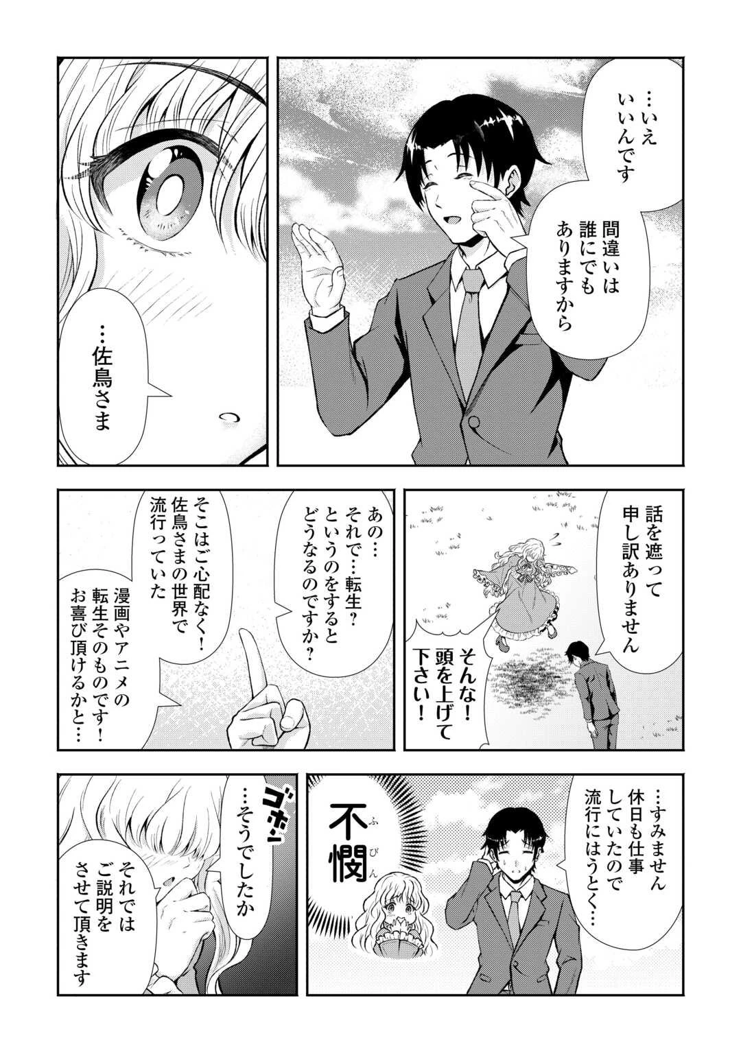 ファンタジーは知らないけれど、何やら規格外みたいです 神から貰ったお詫びギフトは、無限に進化するチートスキルでした 第1話 - 8