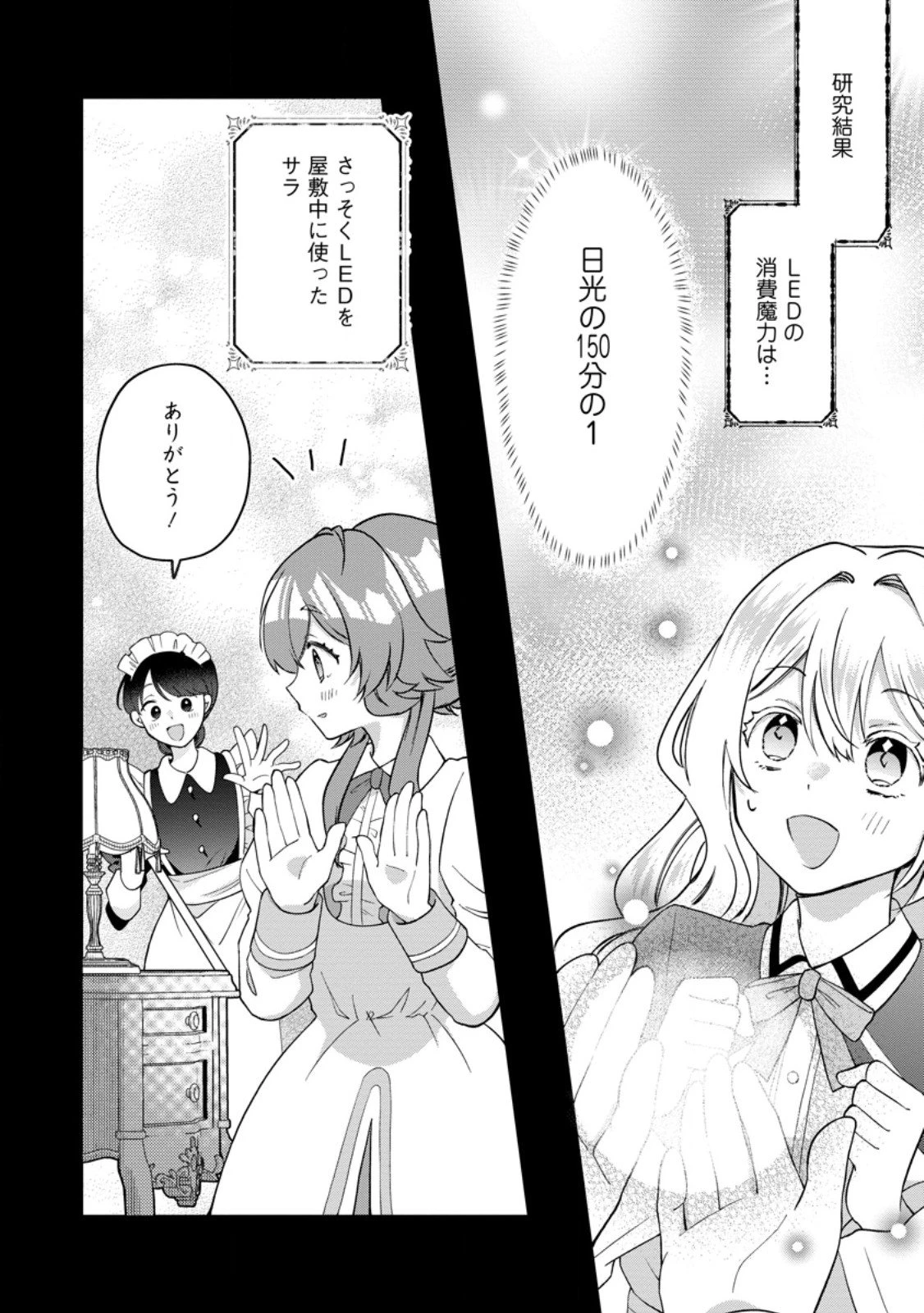 流刑地公爵妻の魔法改革 ハズレ光属性だけど前世知識でお役立ち 第4.2話 - 10