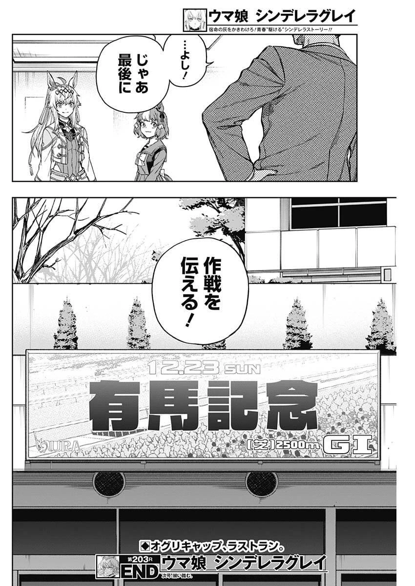 ウマ娘シンデレラグレイ 第203話 - 20