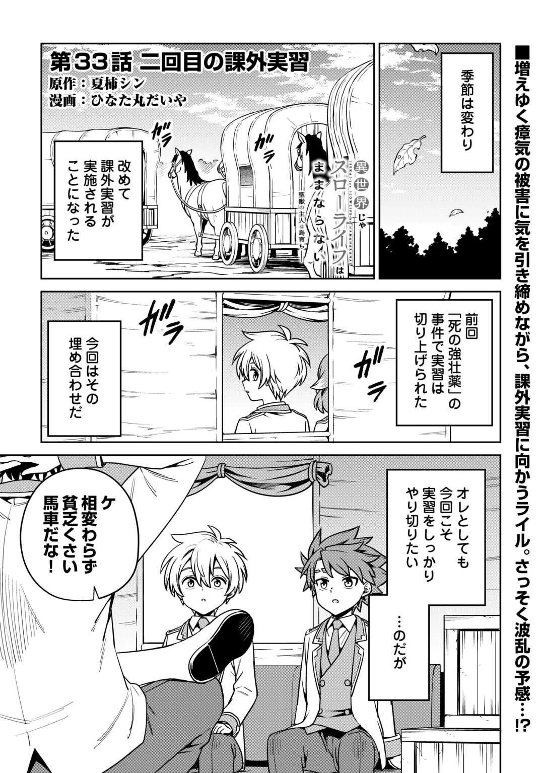 異世界じゃスローライフはままならない～聖獣の主人は島育ち～ 第33話 - 1