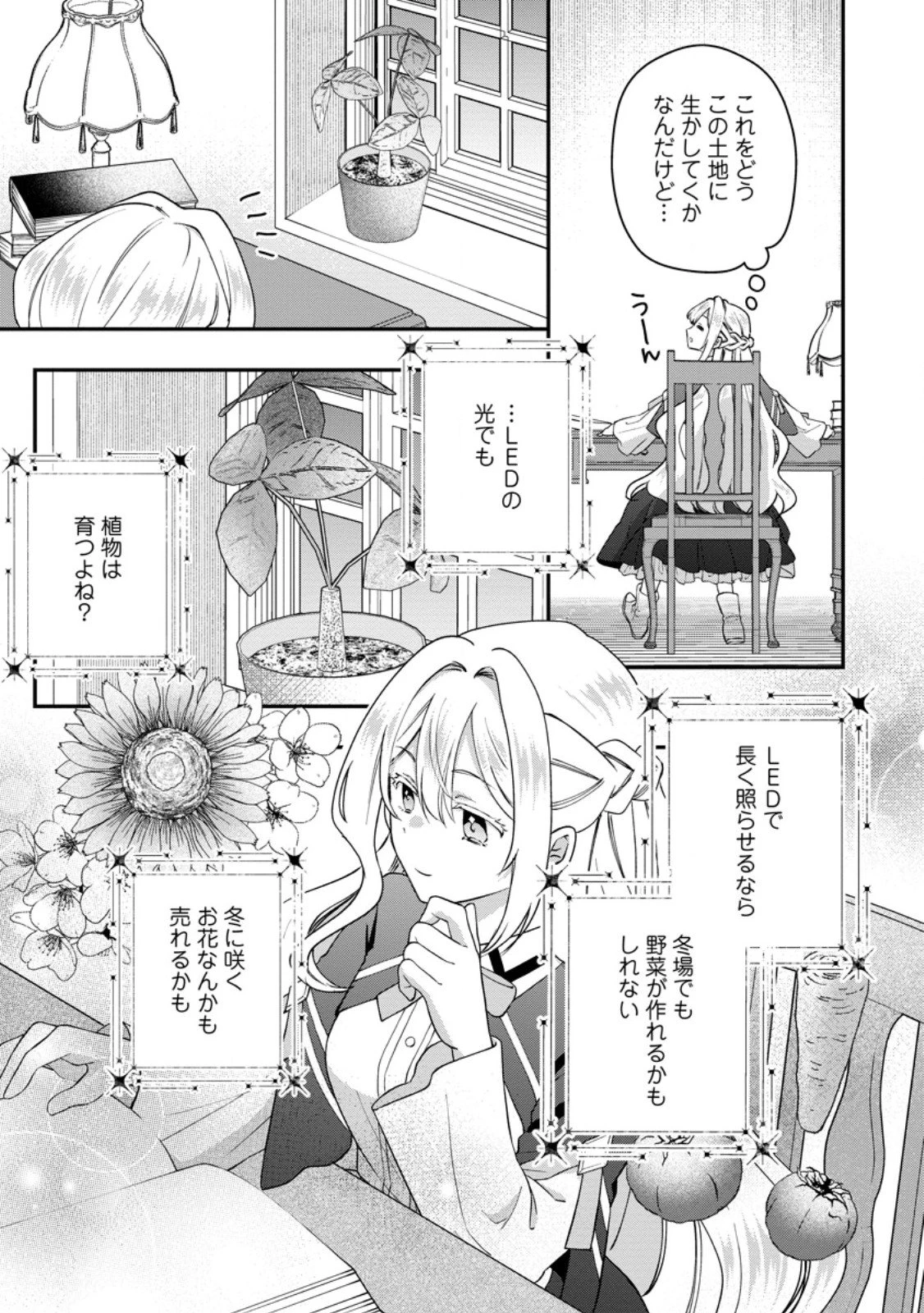 流刑地公爵妻の魔法改革 ハズレ光属性だけど前世知識でお役立ち 第4.3話 - 3