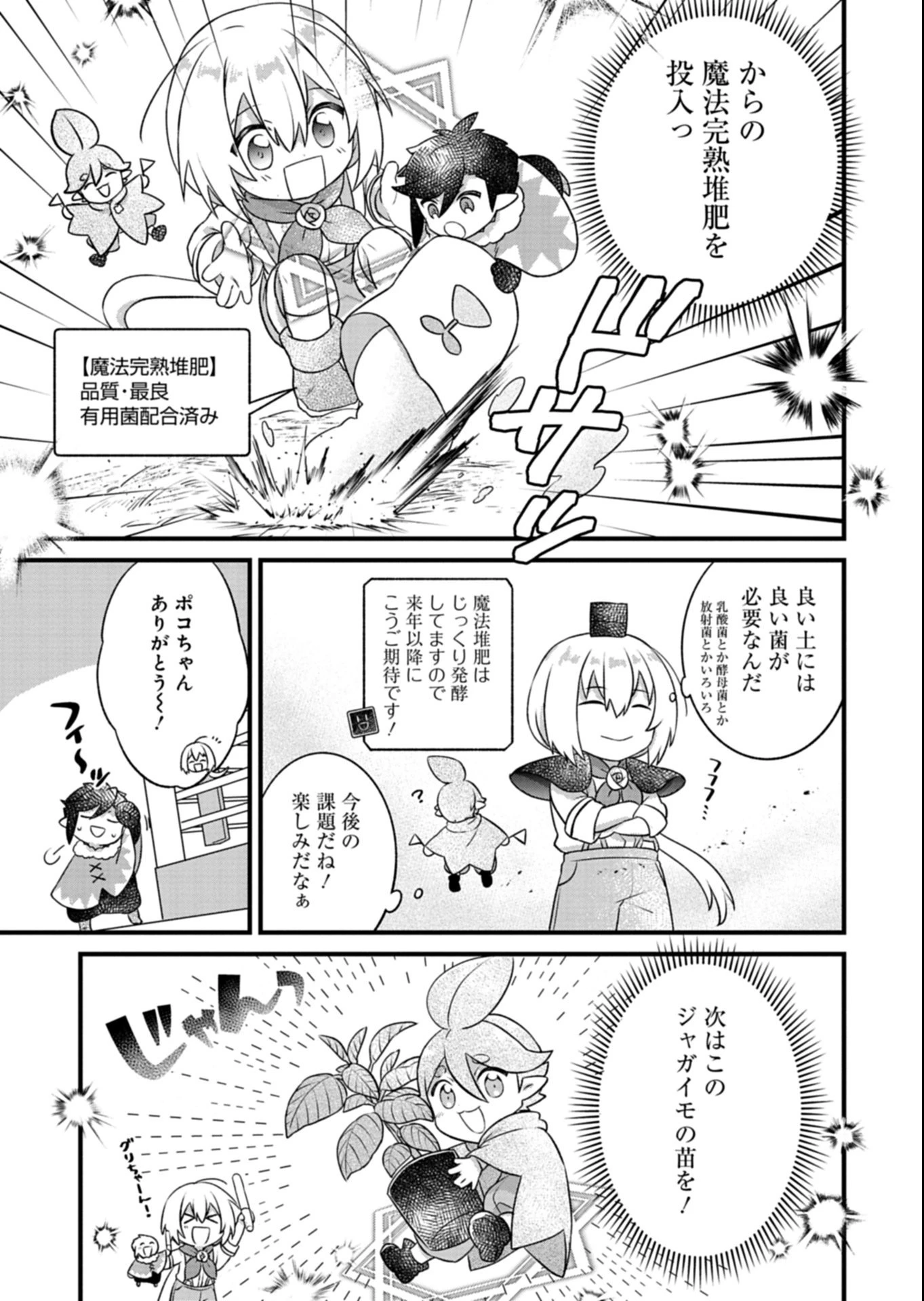 植物魔法で気ままにガーデニング・ライフ 〜ハクと精霊さんたちの植物園〜 第1話 - 45