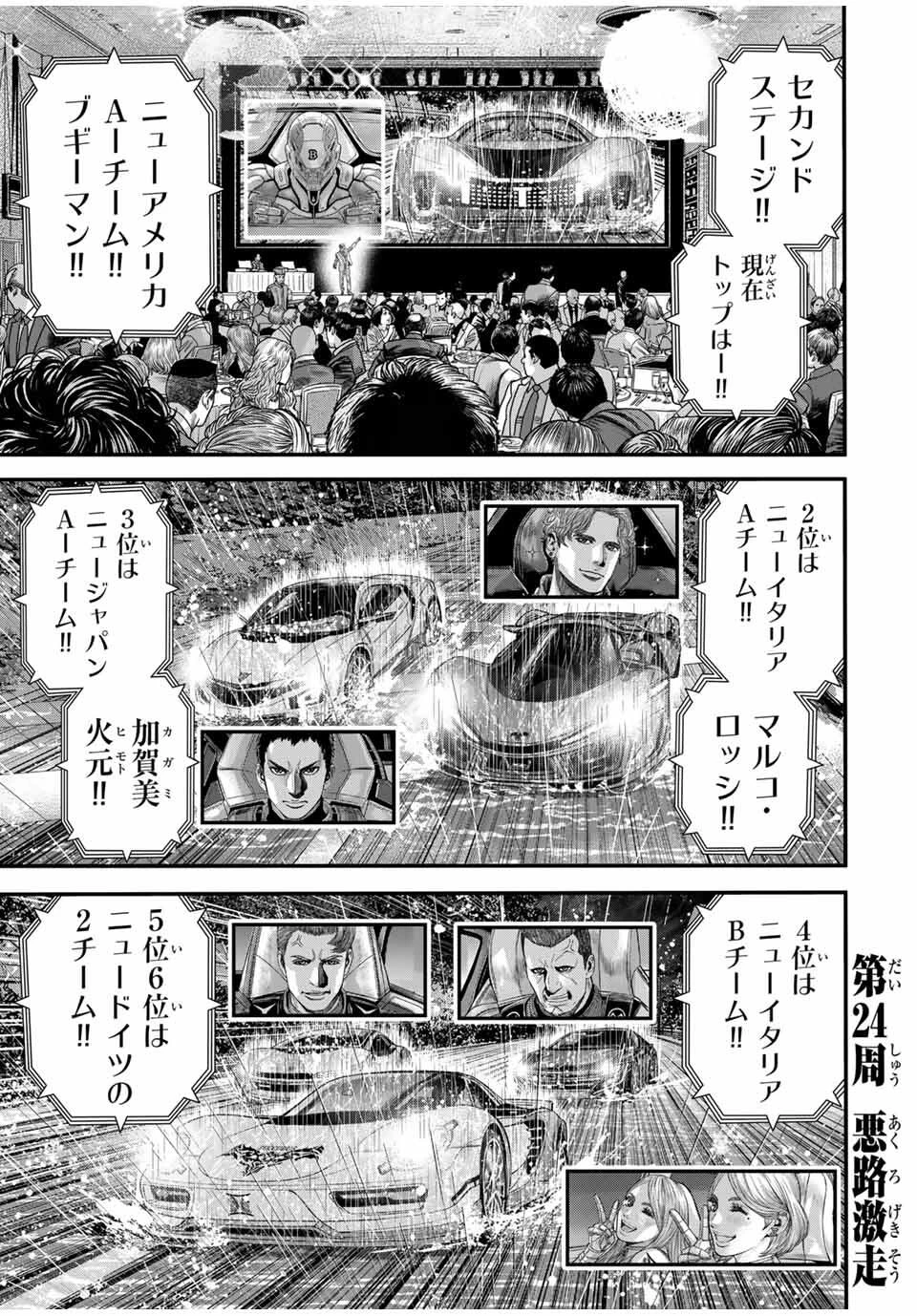 東京デスレース Tōkyō Desu Rēsu 第24話 - 1