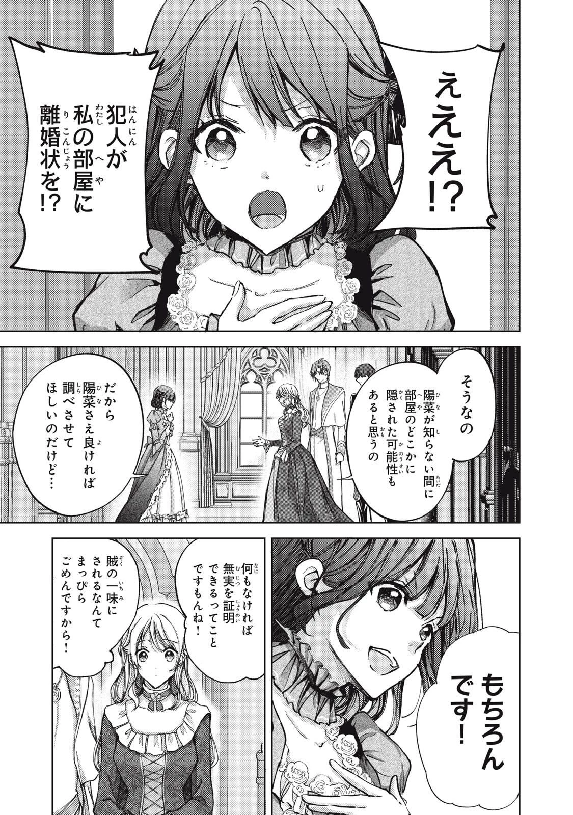 王妃様は離婚したい～異世界から聖女様が来たので、もうお役御免ですわね？～ 第26.1話 - 5