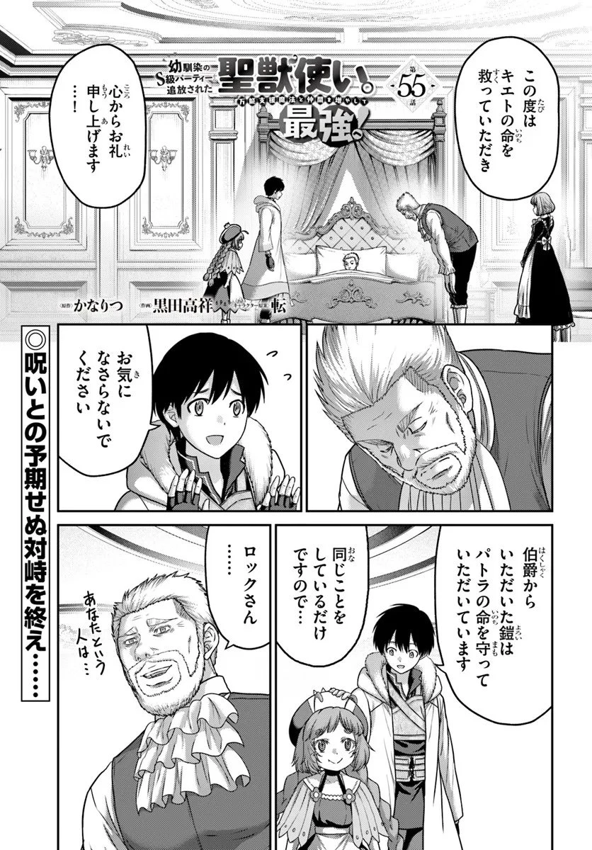 幼馴染のS級パーティーから追放された聖獣使い。万能支援魔法と仲間を増やして最強へ! 第55.1話 - 1