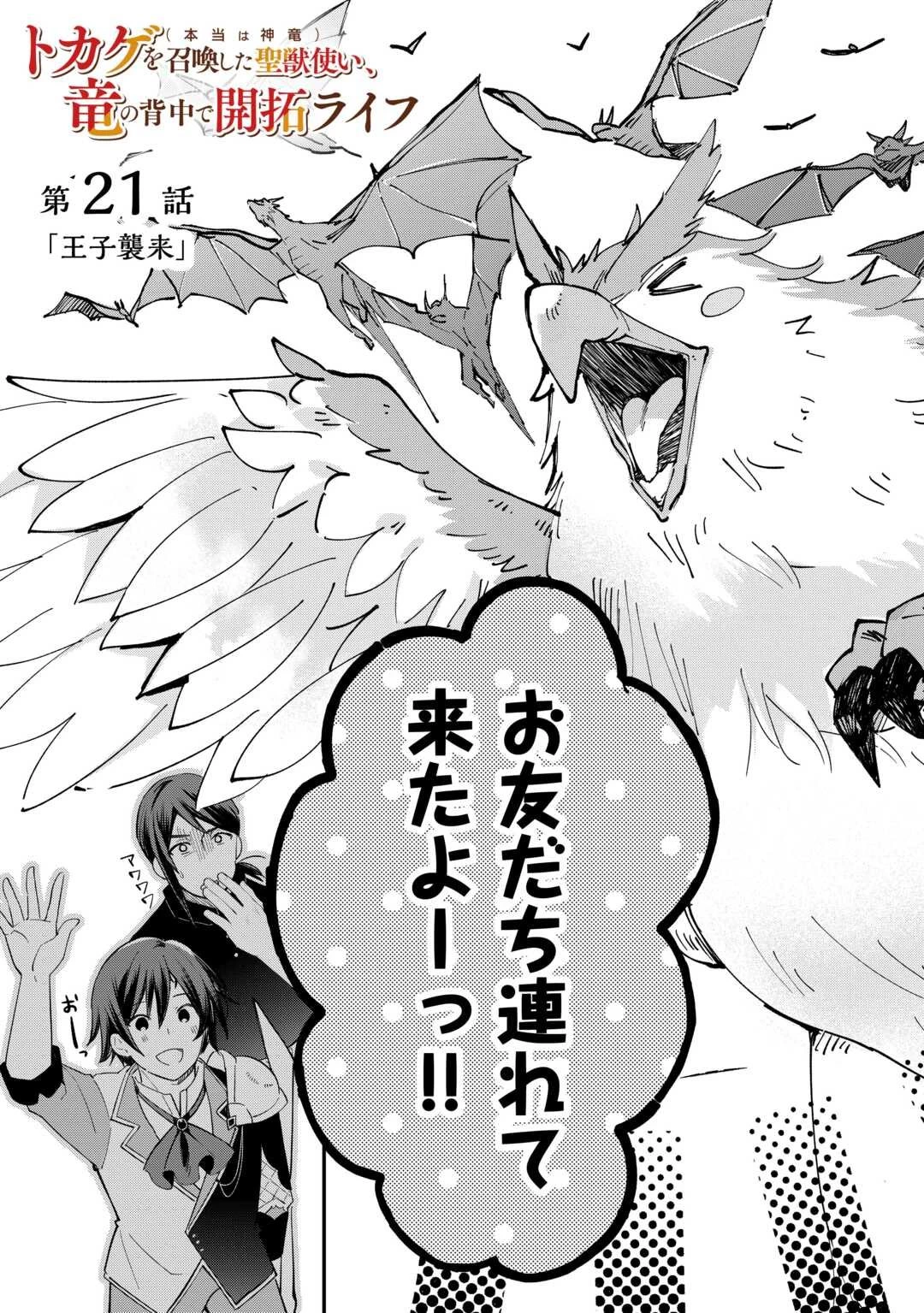 トカゲ（本当は神竜）を召喚した聖獣使い、竜の背中で開拓ライフ 第21話 - 3