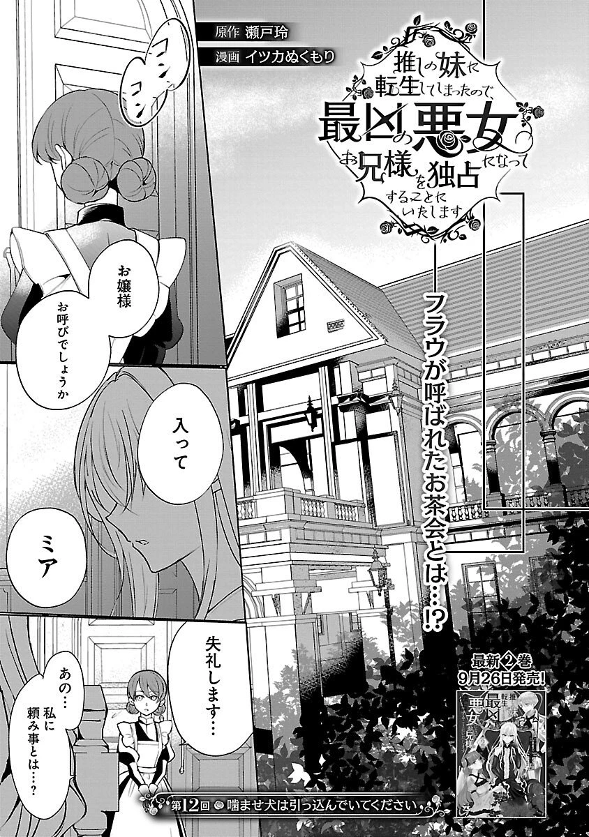 推しの妹に転生してしまったので、 最凶の悪女になってお兄様を独占することにいたします 第12話 - 3