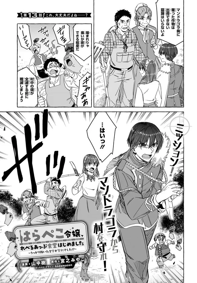 はらぺこ令嬢、れべるあっぷ食堂はじめました 〜うっかり抜いた包丁が聖剣でした⁉︎〜 第13.1話 - 1