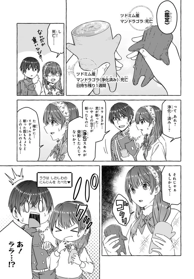 はらぺこ令嬢、れべるあっぷ食堂はじめました 〜うっかり抜いた包丁が聖剣でした⁉︎〜 第13.1話 - 9