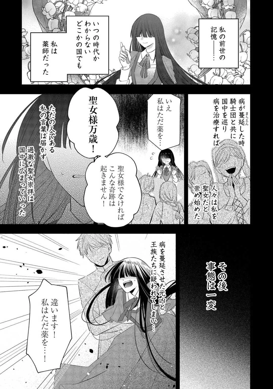 前世で処刑された聖女、今は黒薬師と呼ばれています 第1話 - 7