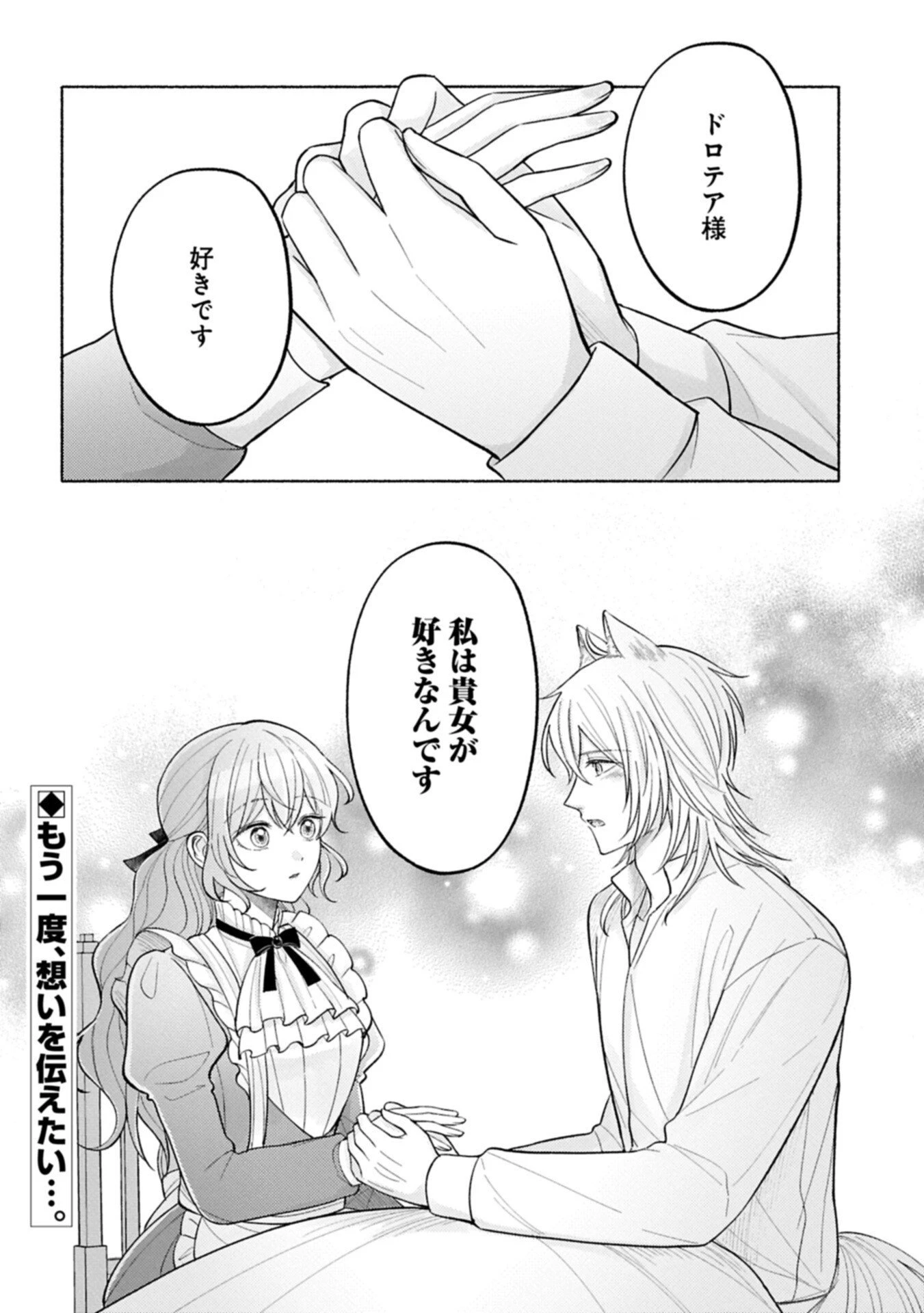 聖女の妹の尻拭いを仰せつかった、ただの侍女でございます～謝罪先の獣人国で何故か黒狼陛下に求愛されました！？～ 第16.2話 - 12