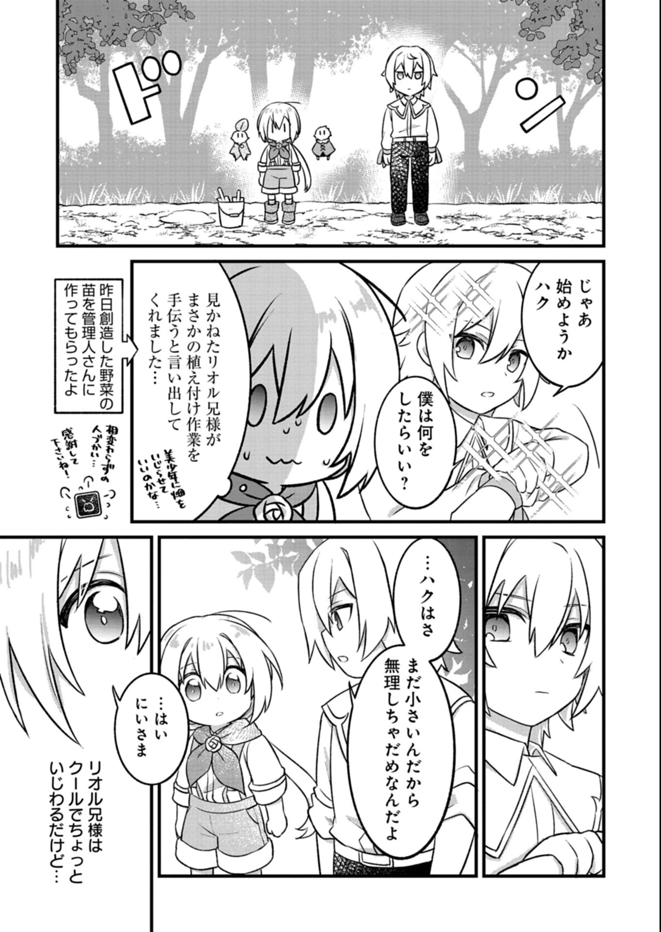植物魔法で気ままにガーデニング・ライフ 〜ハクと精霊さんたちの植物園〜 第2.2話 - 6