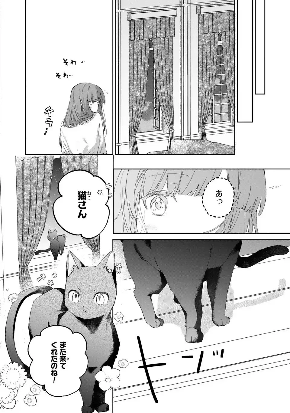 君を愛することはできないと言われたので猫を愛でることにしました 黒猫さんをもふもふしていたら、あら? 旦那様のご様子が…? 第3話 - 12