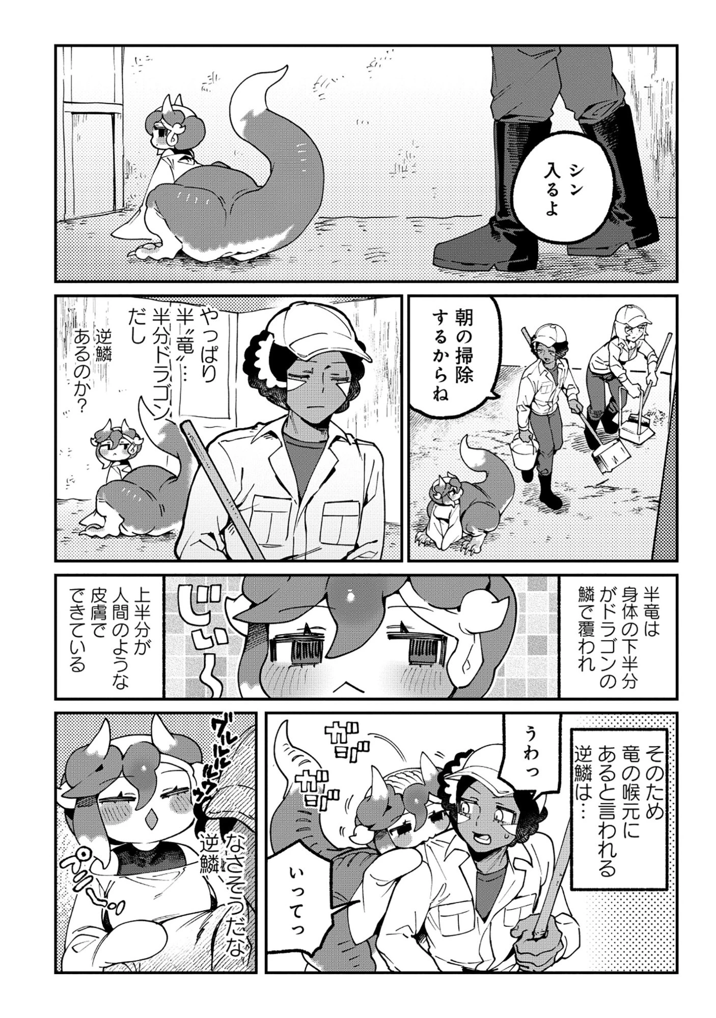 とうがらしドラゴンのシン 飼育員レージの観察日記 第1話 - 7