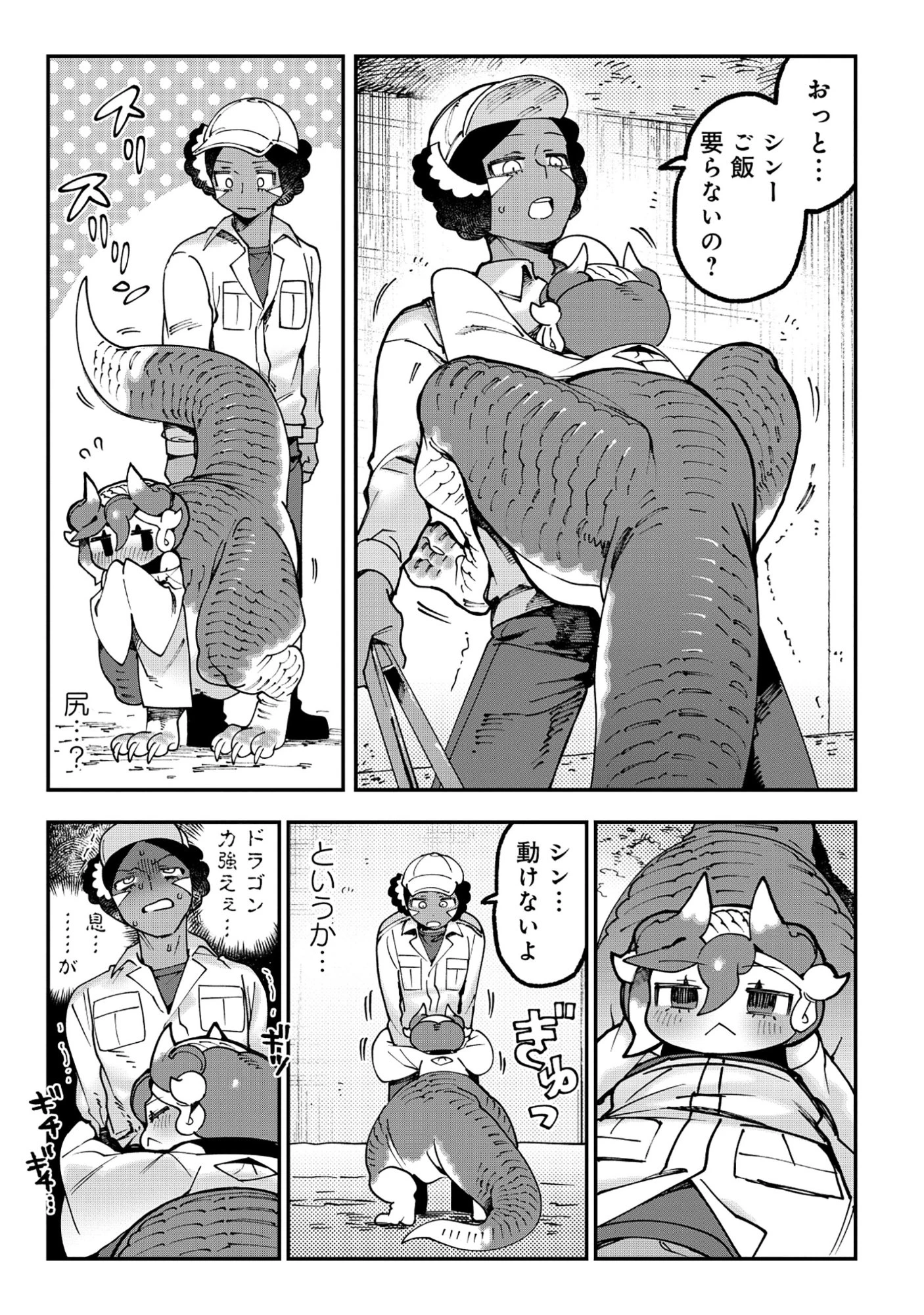 とうがらしドラゴンのシン 飼育員レージの観察日記 第1話 - 16