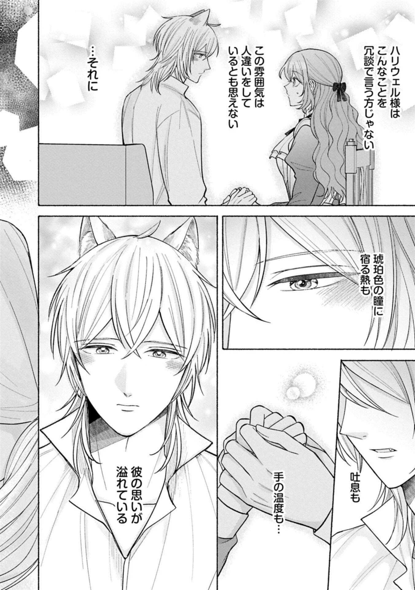 聖女の妹の尻拭いを仰せつかった、ただの侍女でございます～謝罪先の獣人国で何故か黒狼陛下に求愛されました！？～ 第17.1話 - 2