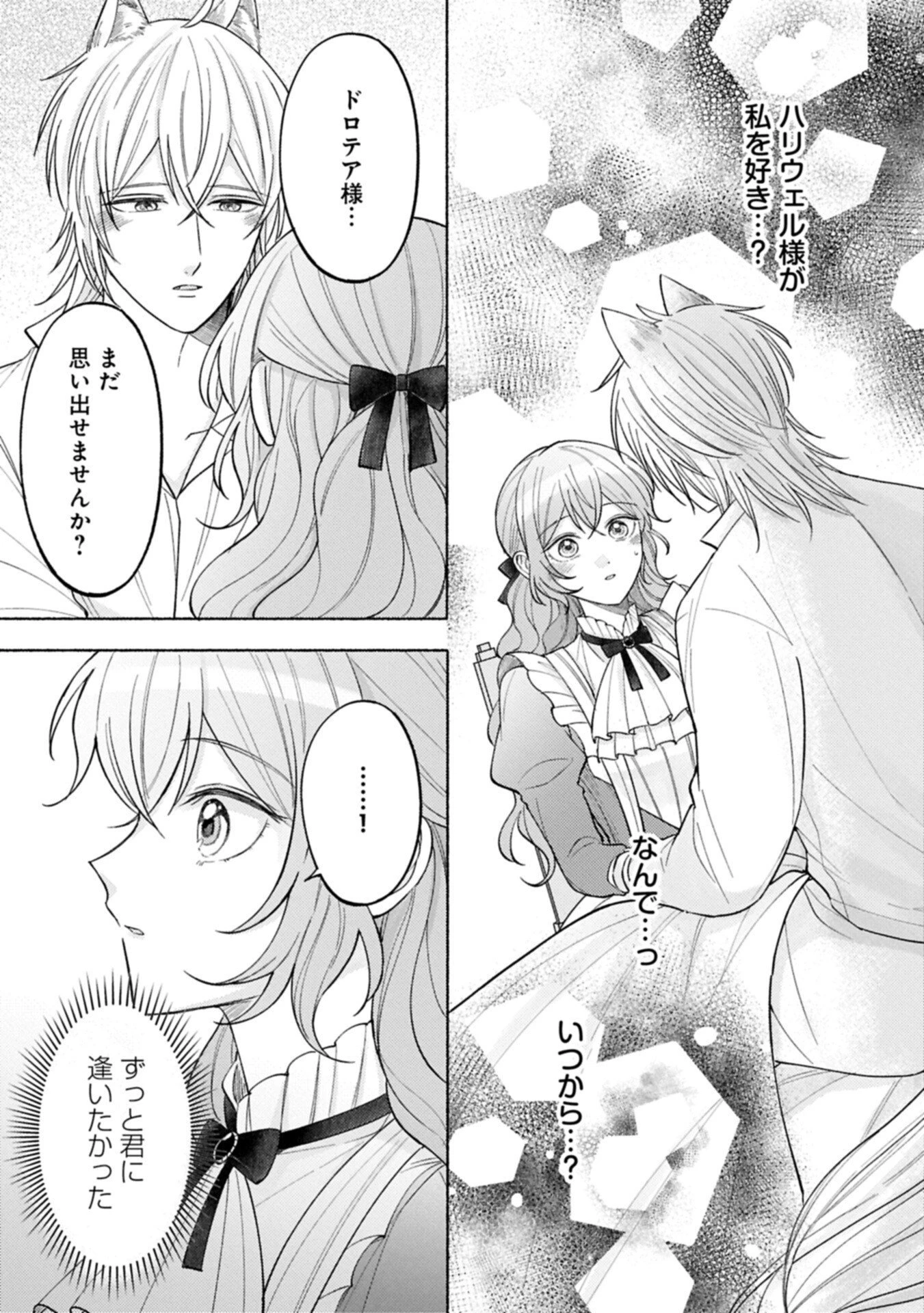 聖女の妹の尻拭いを仰せつかった、ただの侍女でございます～謝罪先の獣人国で何故か黒狼陛下に求愛されました！？～ 第17.1話 - 3