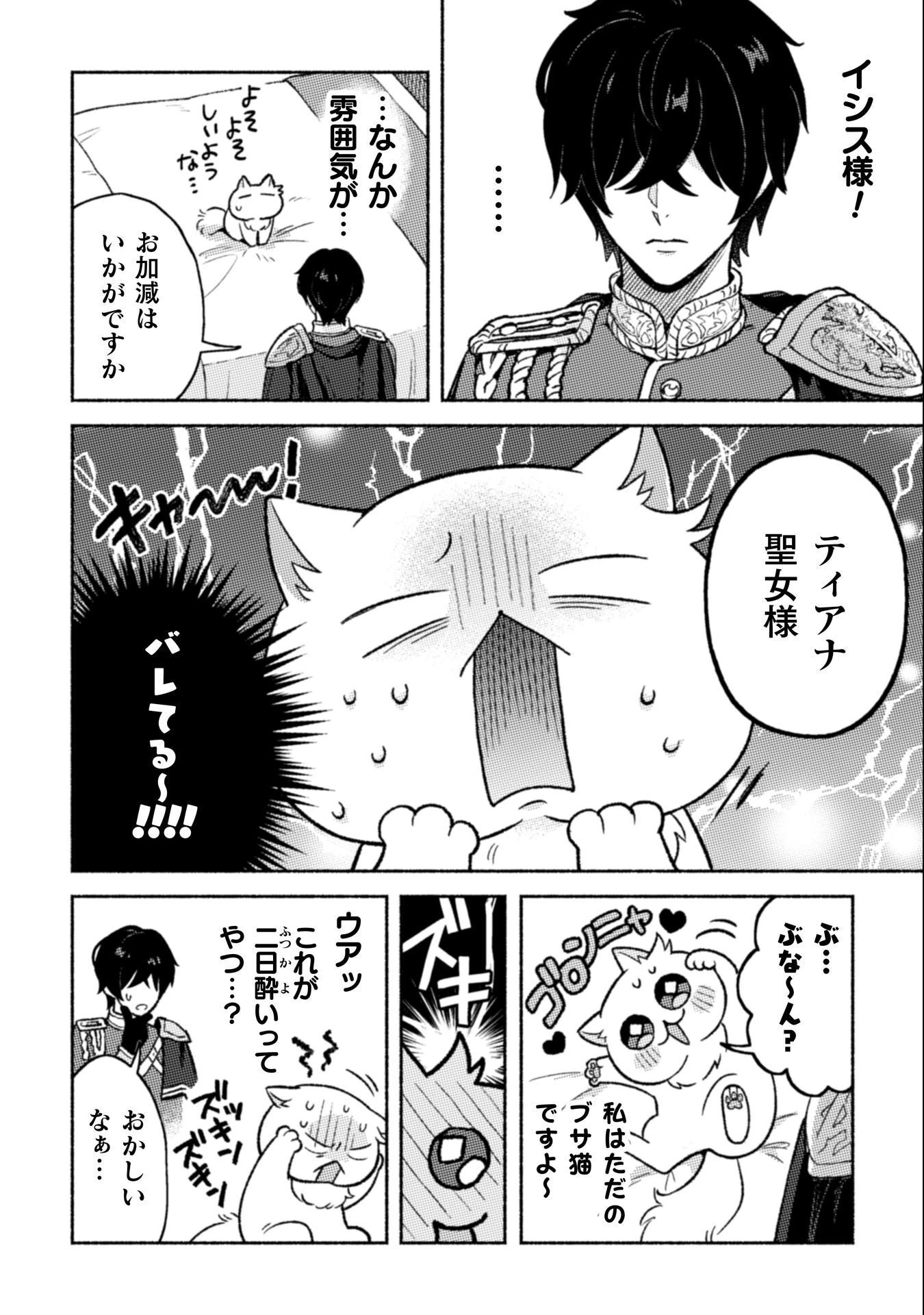 根暗騎士による溺愛満喫中のブサ猫、実は聖女です! 第9話 - 4