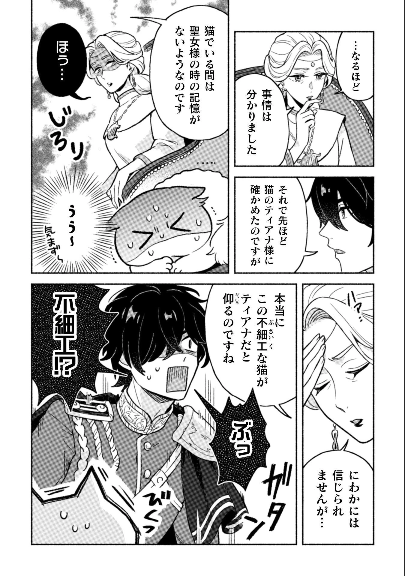 根暗騎士による溺愛満喫中のブサ猫、実は聖女です! 第9話 - 14