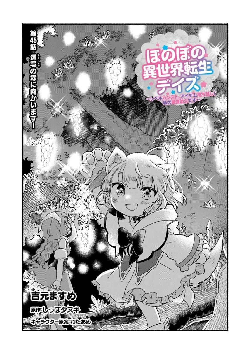 ほのぼの異世界転生デイズ～レベルカンスト、アイテム持ち越し！ 私は最強幼女です～ 第45.1話 - 1