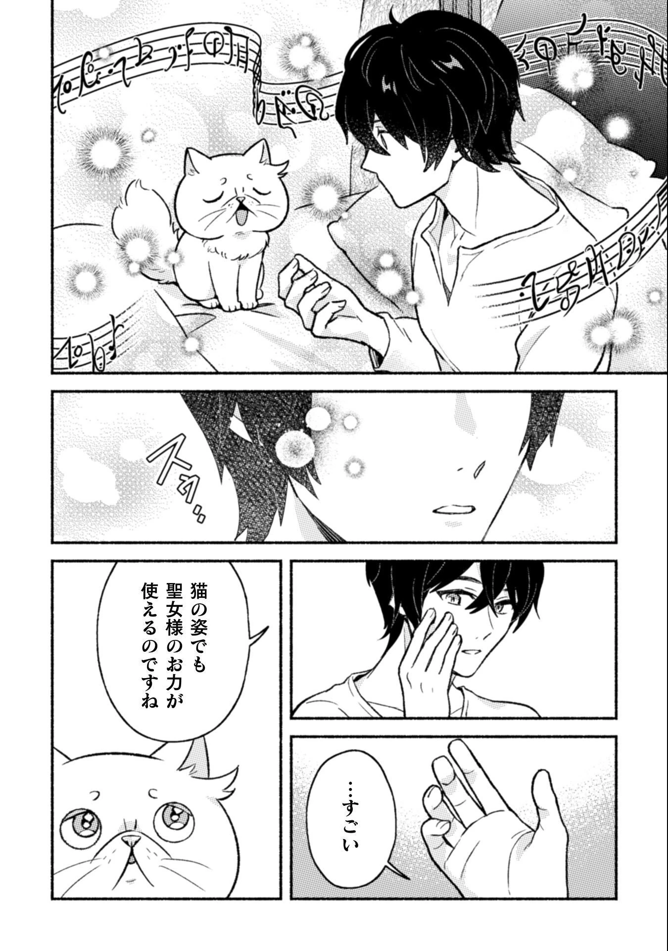 根暗騎士による溺愛満喫中のブサ猫、実は聖女です! 第10話 - 8