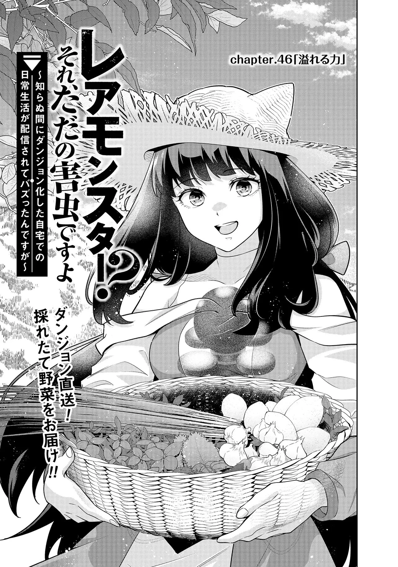 レアモンスター？それ、ただの害虫ですよ ～知らぬ間にダンジョン化した自宅での日常生活が配信されてバズったんですが～ 第46話 - 1