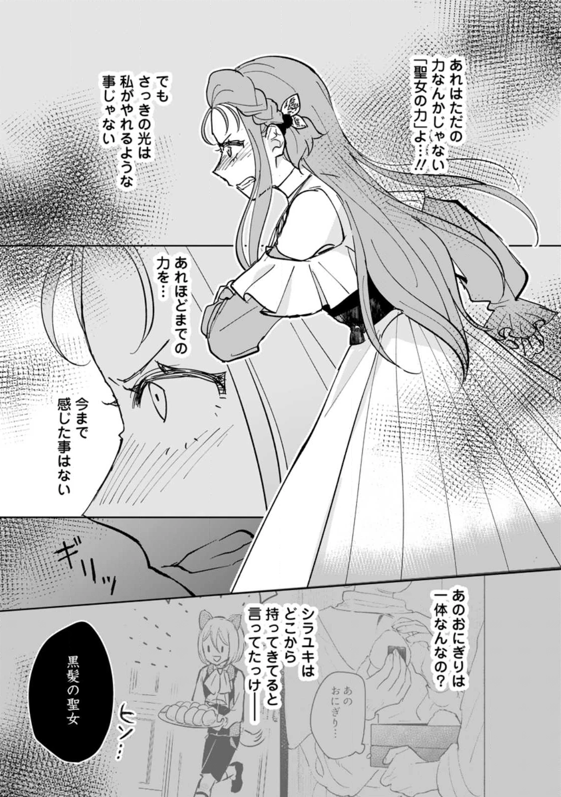 聖女じゃないと追放されたので、もふもふ従者(聖獣)とおにぎりを握る 第48話 - 3