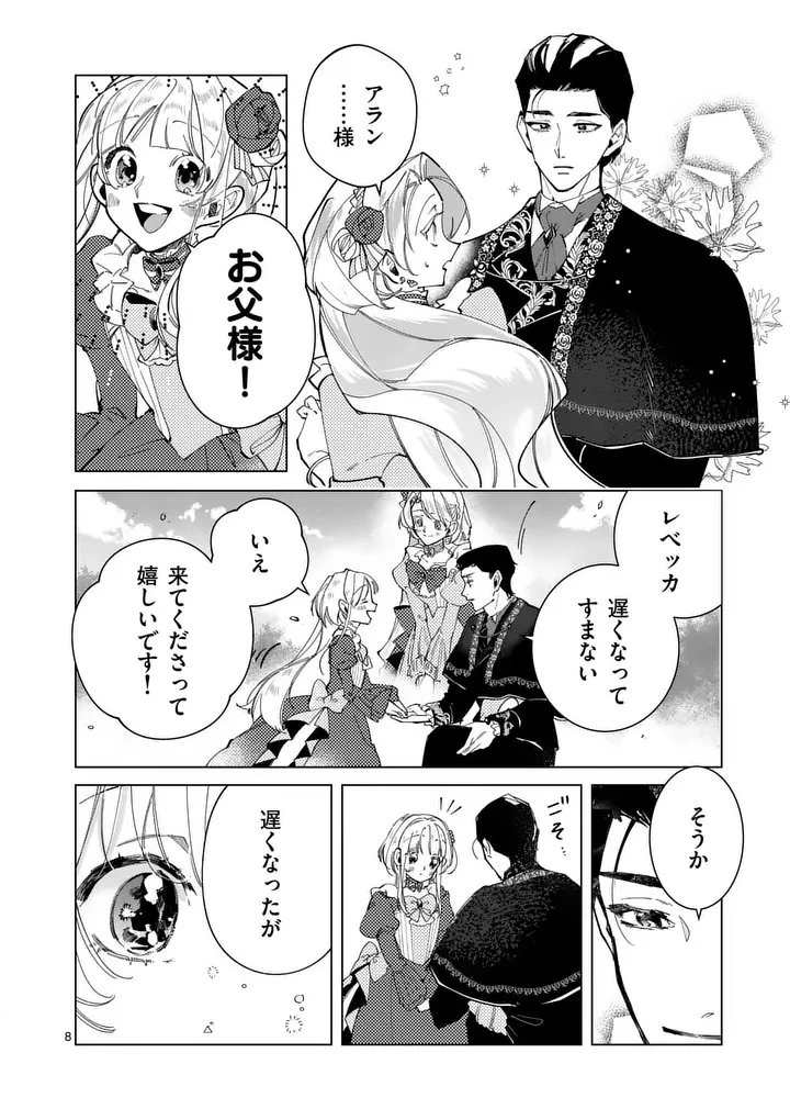 義娘が悪役令嬢として破滅することを知ったので、めちゃくちゃ愛します～契約結婚で私に関心がなかったはずの公爵様に、気づいたら溺愛されてました～@comic 第30話 - 8