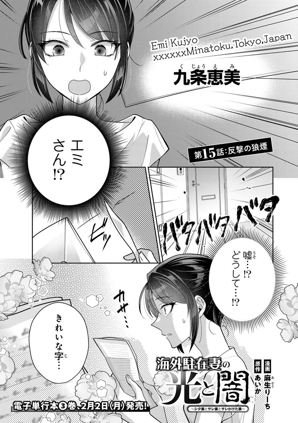 海外駐在妻の光と闇 ~シタ妻とサレ妻とサレかけた妻~ 第15話 - 3