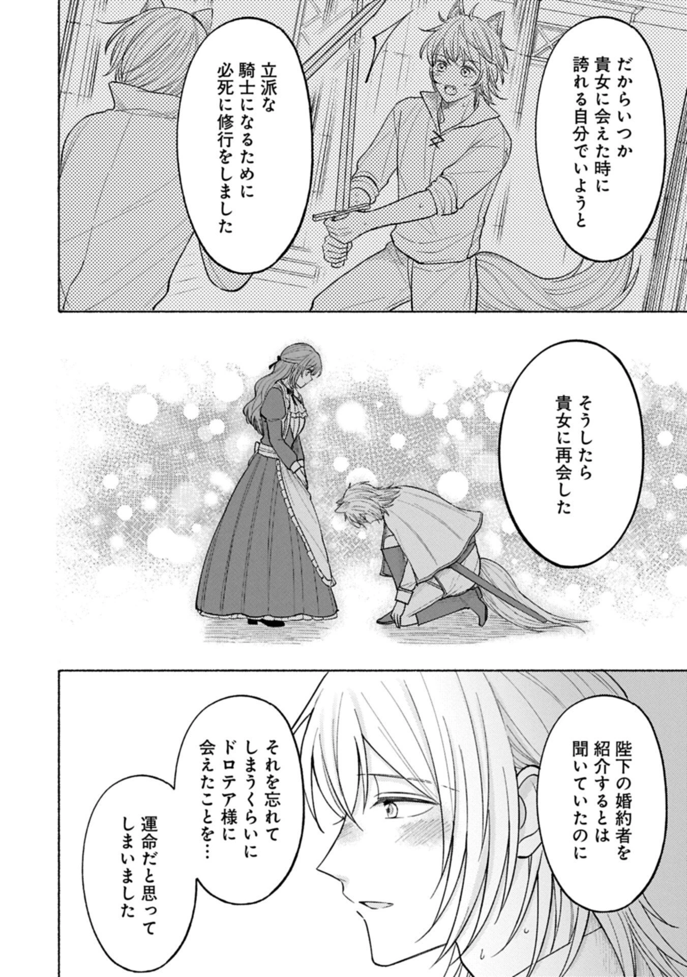 聖女の妹の尻拭いを仰せつかった、ただの侍女でございます～謝罪先の獣人国で何故か黒狼陛下に求愛されました！？～ 第17.2話 - 4