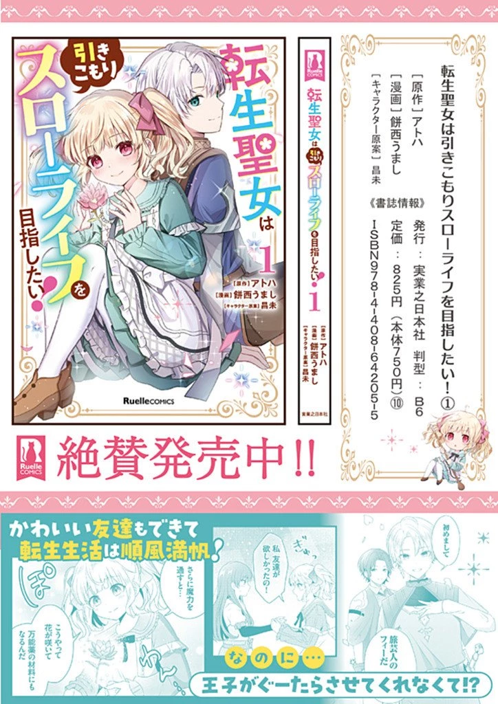転生聖女は引きこもりスローライフを目指したい！ ～規格外の魔力？ 伝説の聖女の再来！？ 人違いなので放っておいて下さい！～ 第4.2話 - 15