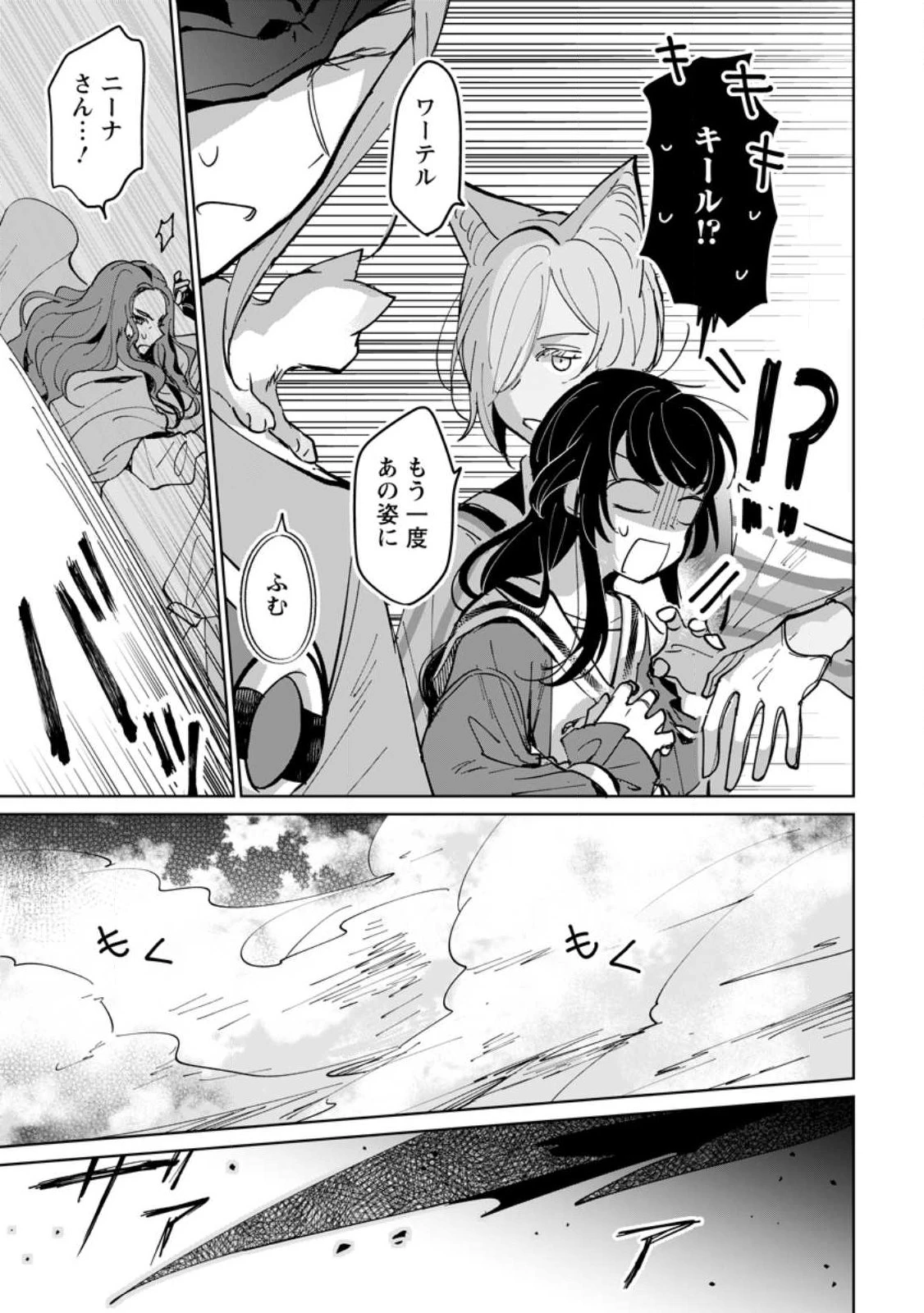 聖女じゃないと追放されたので、もふもふ従者(聖獣)とおにぎりを握る 第48.2話 - 1